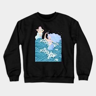 Two mermaids Crewneck Sweatshirt